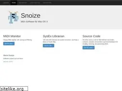 Sites similar to snoize.com
