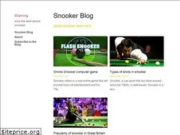 Sites similar to snookerblog.mystrikingly.com