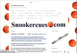 Sites similar to snookercues.com