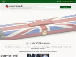 Sites similar to snookershop.de