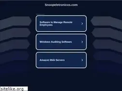 Sites similar to snoopeletronicos.com