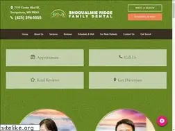 Sites similar to snoqualmieridgefamilydental.com
