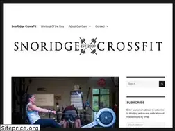 Sites similar to snoridgecrossfit.com