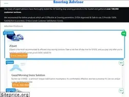 Sites similar to snoringadvisor.com