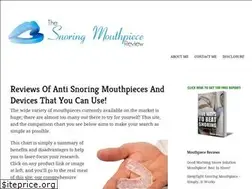 Sites similar to snoringmouthpiecereview.org