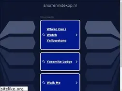 Sites similar to snorrenindekop.nl
