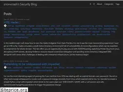 Sites similar to snovvcrash.rocks