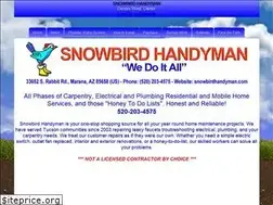 Sites similar to snowbirdhandyman.com