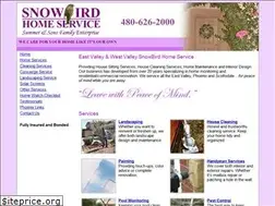 Sites similar to snowbirdhomeservice.net