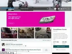 Sites similar to snowblowerforum.com