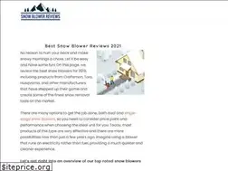 Sites similar to snowblowerreviews.com