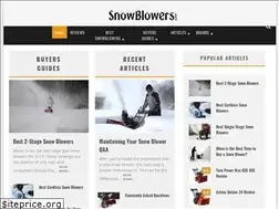 Sites similar to snowblowers.net