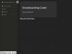 Sites similar to snowboardingcoder.com