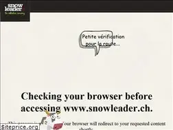 Sites similar to snowleader.ch