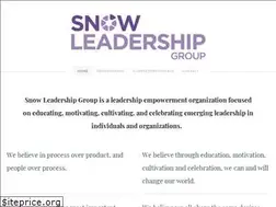 Sites similar to snowleadershipgroup.com