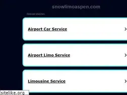 Sites similar to snowlimoaspen.com