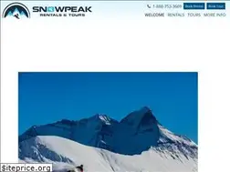 Sites similar to snowpeakrentals.com