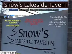 Sites similar to snowslakesidetavern.com