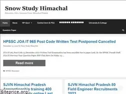 Sites similar to snowstudy.in