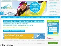 Sites similar to snowtimes.de