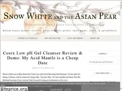 Sites similar to snowwhiteandtheasianpear.com