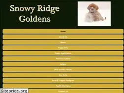 Sites similar to snowyridgegoldens.com