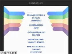 Sites similar to snozbot.com