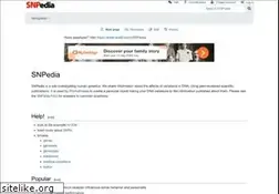 Sites similar to snpedia.com