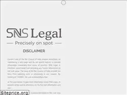Sites similar to snslegal.in