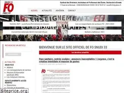 Sites similar to snudifo33.fr