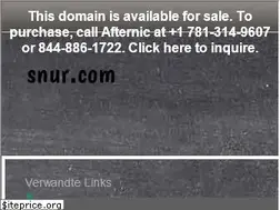 Sites similar to snur.com