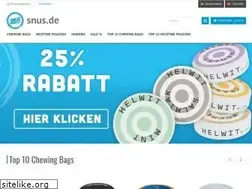 Sites similar to snus-world.de