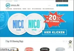 Sites similar to snus.de
