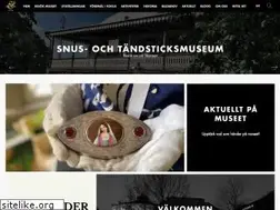 Sites similar to snusochtandsticksmuseum.se