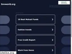 Sites similar to snvworld.org