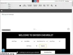 Sites similar to snyderchevrolet.com
