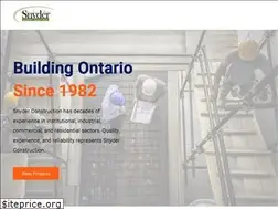 Sites similar to snyderconstruction.ca
