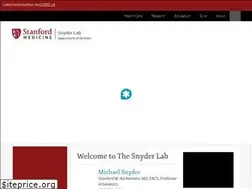 Sites similar to snyderlab.stanford.edu