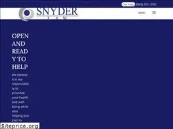 Sites similar to snyderlawpc.com