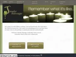 Sites similar to snydermassagesalem.com