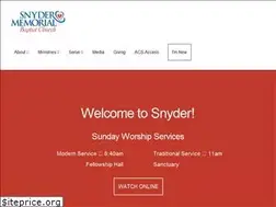 Sites similar to snydermbc.com