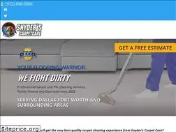 Sites similar to snyderscarpetcare.com