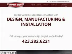 Sites similar to snydersigns.com