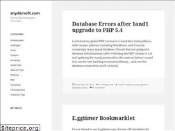 Sites similar to snydersoft.com