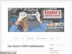 Sites similar to snyderstransmissionrepair.com