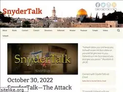 Sites similar to snydertalk.com