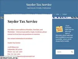 Sites similar to snydertaxservice.com