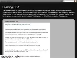 Sites similar to soa-bpel-esb.blogspot.com
