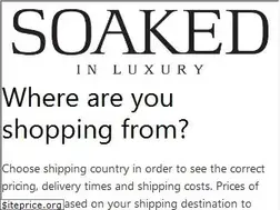 Sites similar to soakedinluxury.com