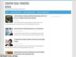 Sites similar to soalsoalpsikotes.blogspot.com